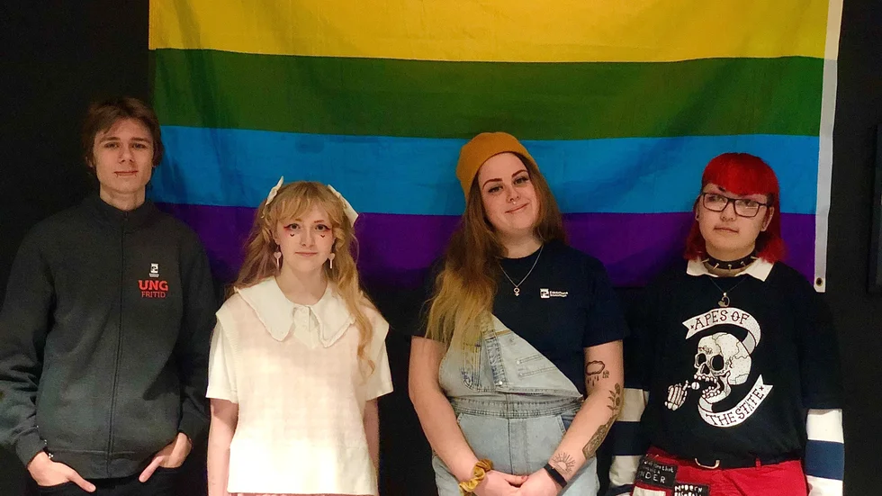 Reed Fritz, 20, Alva Blomquist, 17, Alexandra Ringström, 30 och Jack Åkerblom, 17.