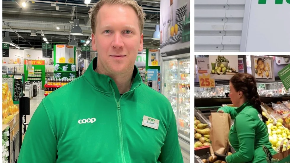 "Pandemin har gett oss fler kunder, men vi ser också att fler och fler inser fördelarna med att handla online", säger Anton Risén, försäljningschef för Coop online på Coop Norrbotten.