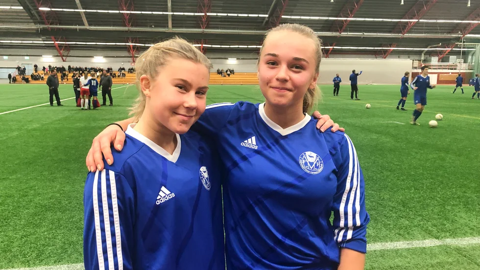Lova Andersson och Villemo Dahlqvist, båda Sunnanå, visade vägen för Västerbotten.