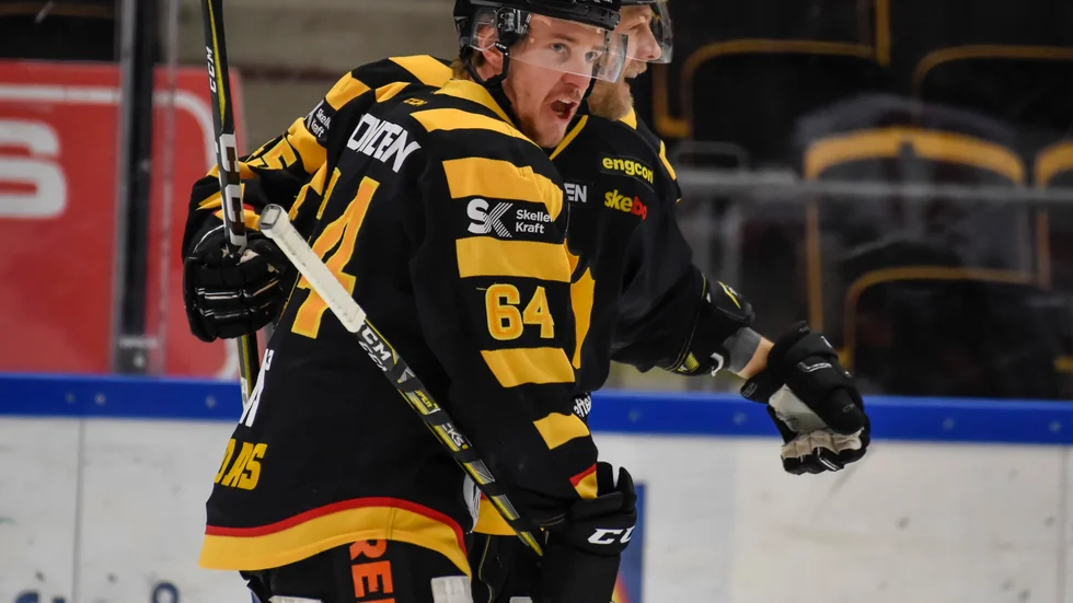 Skellefteå AIK:s Jonathan Pudas blev pappa under tisdagen. 