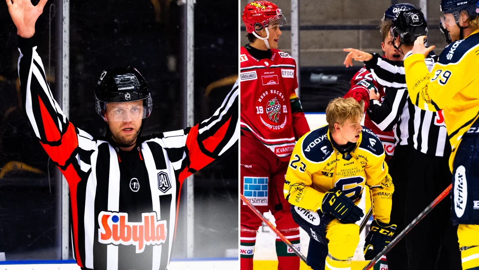 Olov Lundqvist från Skellefteå bad om ursäkt efter den stökiga matchen mellan Modo och Södertälje. 