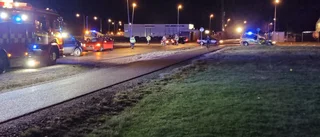 Två bilister i sidokollision i onsdagsrusningen
