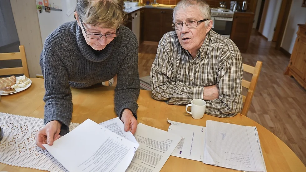 Tar strid. Makarna Lundquist tänker inte betala ett öre till Tele 15 då de inte har fått något för pengarna. Om företaget står på sig blir det en polisanmälan. Foto: Leif Andersson