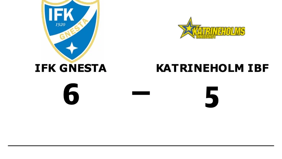 IFK Gnesta vann mot Katrineholms IBF