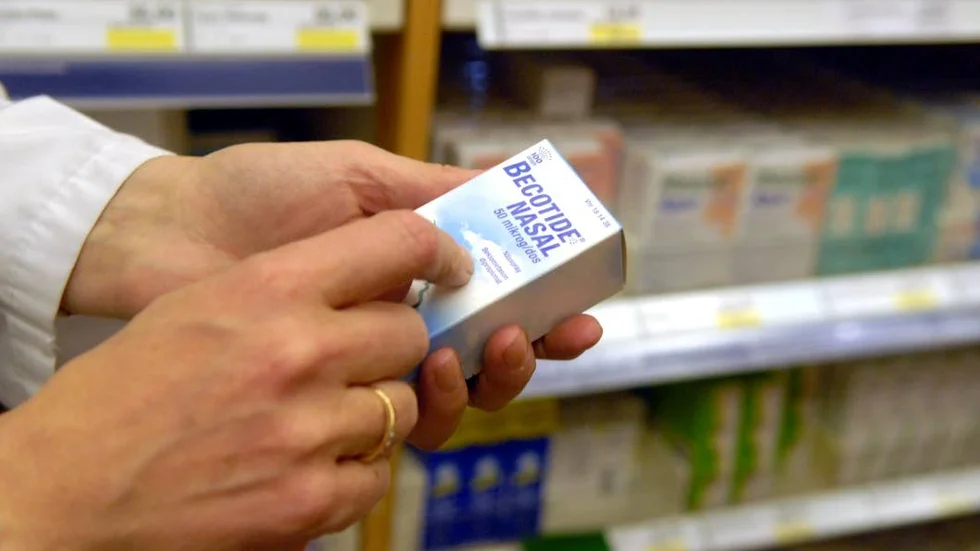 Kvinnan ordinerades nässpray mot allergi för vad som visade sig vara en tumör.