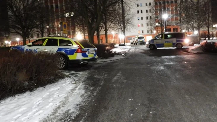 En större polisinsats ägde rum i Hageby under lördagskvällen.