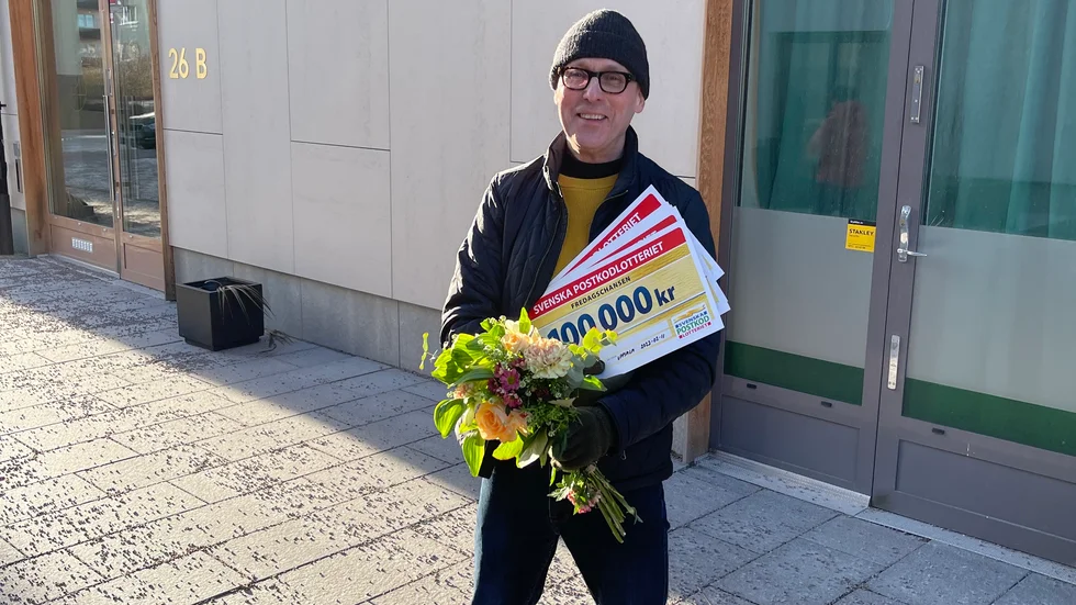Uppsalabon Jan Söderlund vann 500 000 kronor.