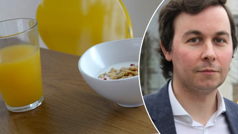 Alla högstadieelever som vill är välkomna att äta frukost i skolan – gratis, meddelar rektor Axel Lagergren Jernselius.
