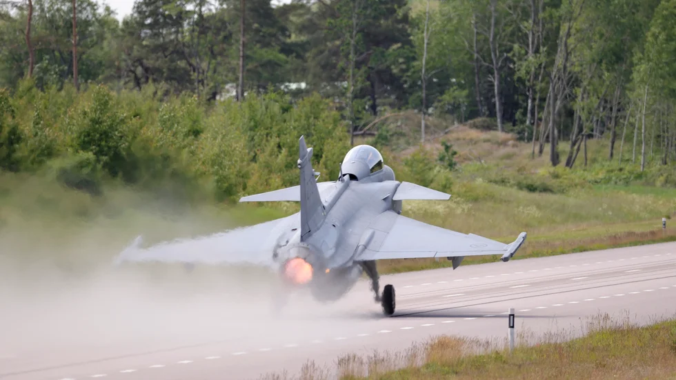 Kanada är intresserat av att köpa Saabs plan. Arkivbild.