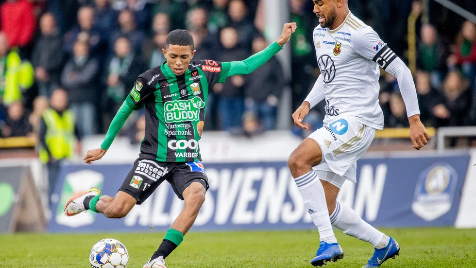 Varbergs Tashreeq Matthews gjorde ett mål och en assist i segern mot Östersund.