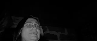 Se när vår reporter blir skrämd i skräckstallet: "Aaaaaaah"