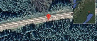 Singelolycka på E4 - helt stopp i ett körfält