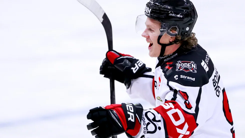 Linus Hedman blev Bodens matchhjälte i derbyt mot Piteå.