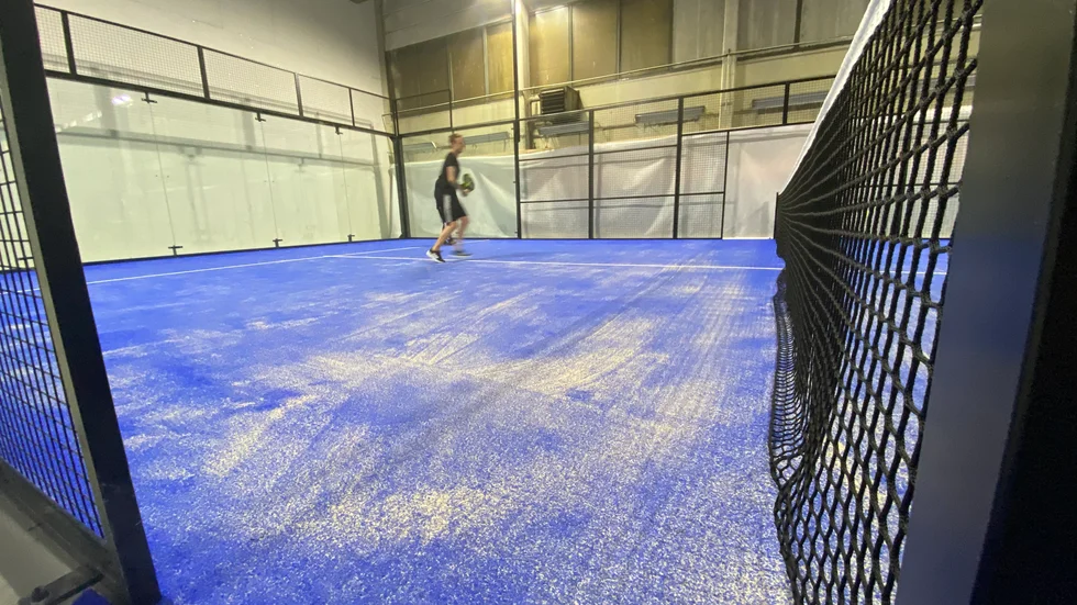 Padel 34:an har två banor på sin anläggning.