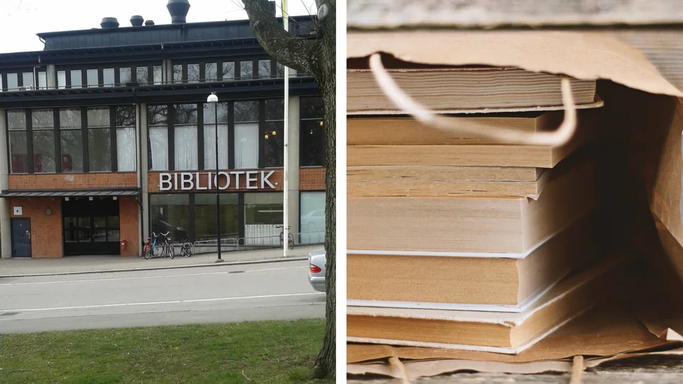 Motala bibliotek har i fyra stadsdelar gömt påsar med böcker avsedda för ungdomar. Den som hittar en påse får behålla den och böckerna. Arkivbild och genrebild. Bilden är ett montage.