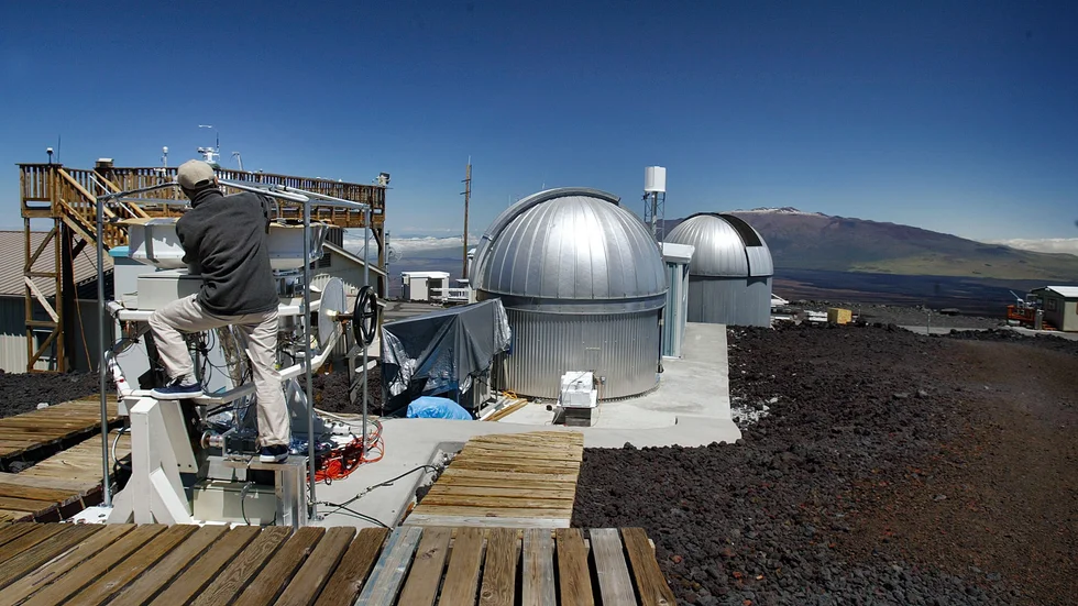 Vid mätstationen Mauna Loa på Hawaii har atmosfärens koldioxidhalt mätts sedan 1958. Arkivbild.