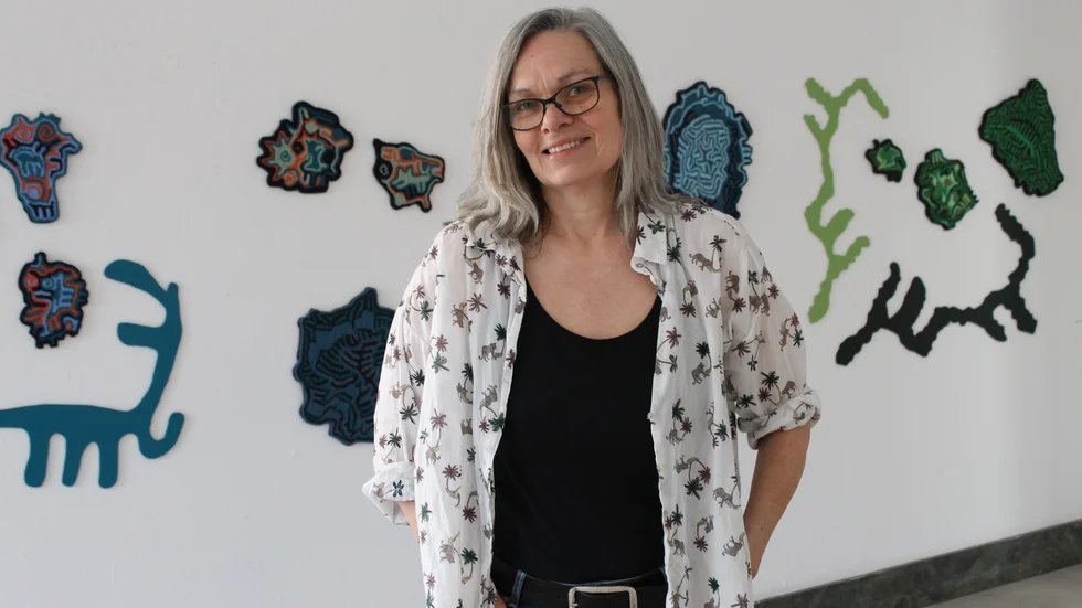Bildkonstnären Anneli Lindberg ställer ut på Galleri Kronan i Norrköping. Vernissage är det i dag, lördag.