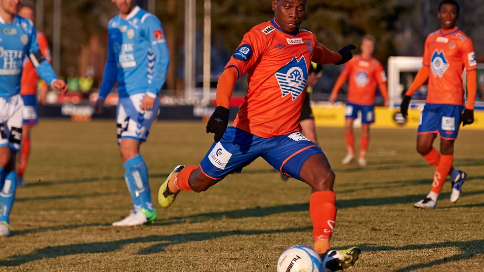 Tremaine Stewart under sin sejour i Aalesund. Arkivbild.