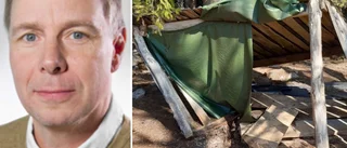 Populär raststuga vandaliserad: "Man kan bara vädja"