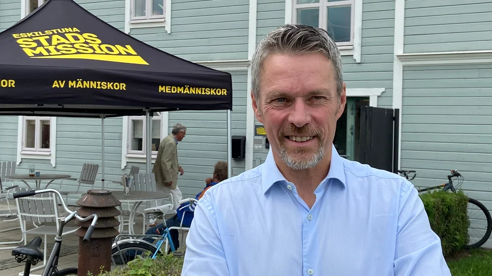 Magnus Sjödin är ny insamlings- och kommunikationschef på Eskilstuna stadsmission. 