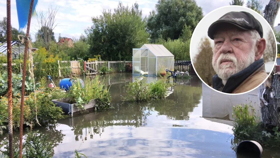 Insändarskribenten Urban Lundin är trött på att kolonilotterna vid Lasstorp översvämmas. Arkivfoto