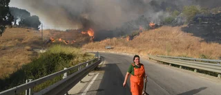 Hetta och eld när Lucifer drar in över Italien