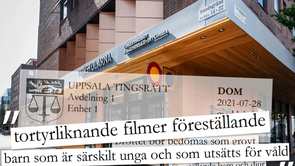 Filmerna som beslagtogs innehöll bilder på barn i blöja, tortyrinslag och övergrepp mot djur.