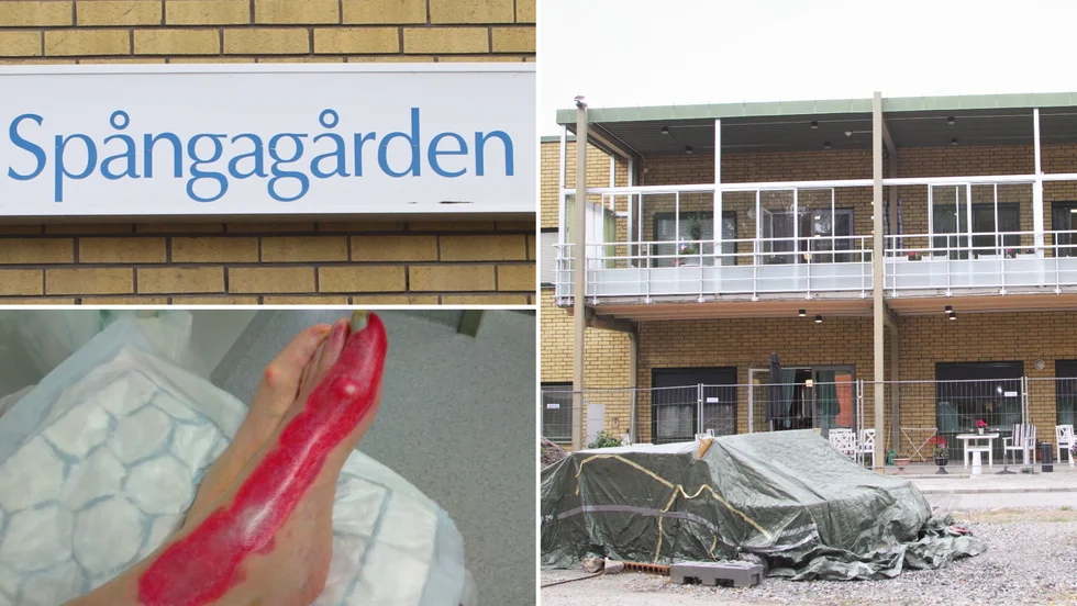 Spångagården har gjort en lex Sarah-anmälan efter händelsen med Pentti Huotari som blev glömd på balkongen och ådrog sig allvarliga brännskador.