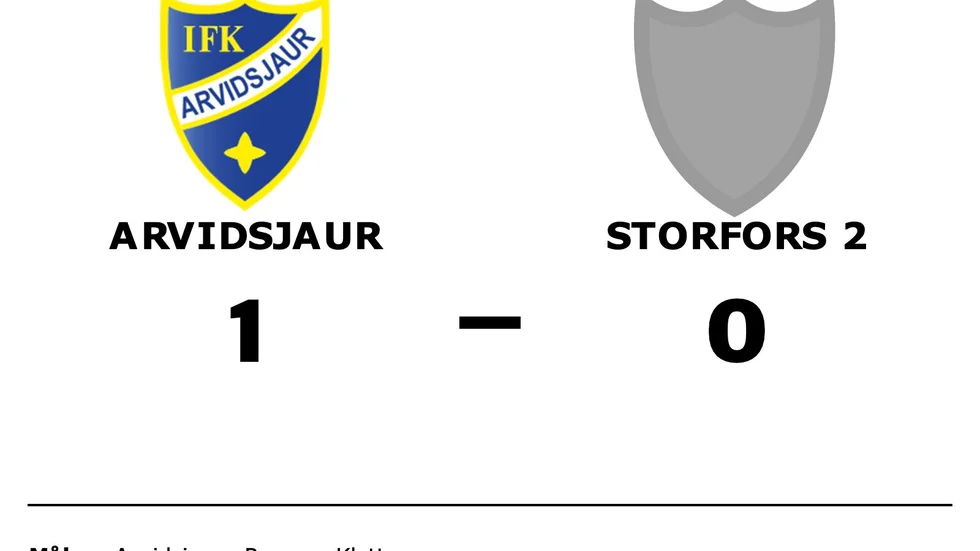 IFK Arvidsjaur FK vann mot Storfors AIK 2