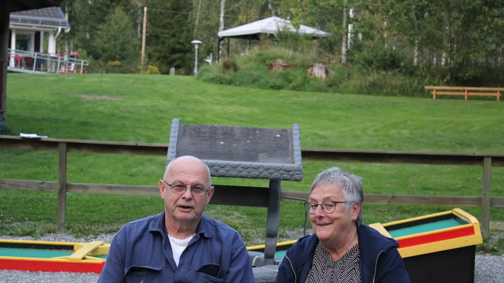 Mats Lööf och Annelie Johansson på Getnäs i Bränntorp.