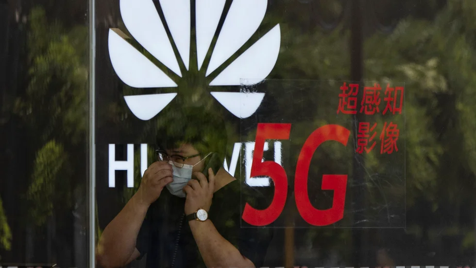 Ett dråpslag för Huawei. Arkivbild.
