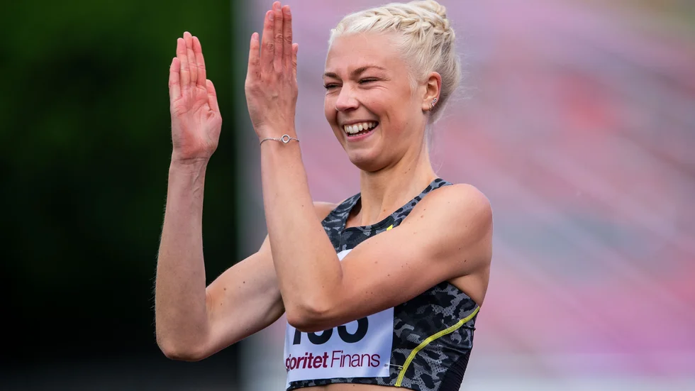 Maja Nilsson var nöjd med insatsen i lag-EM i Cluj. Nu har hon två chanser kvar att klara OS-kvalhöjden 1,96.