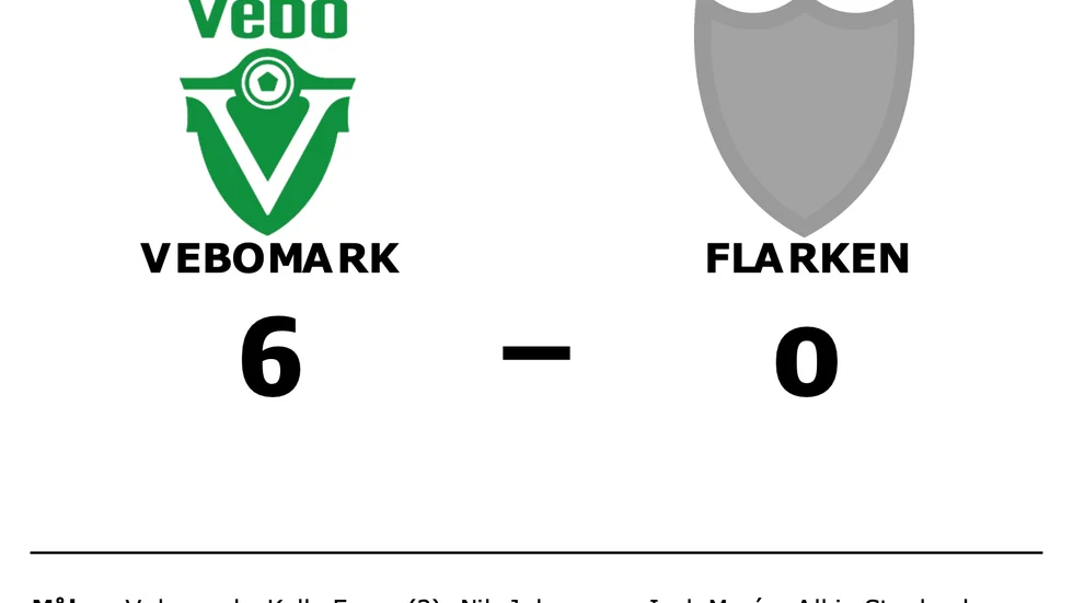 Vebomark vann mot Flarken