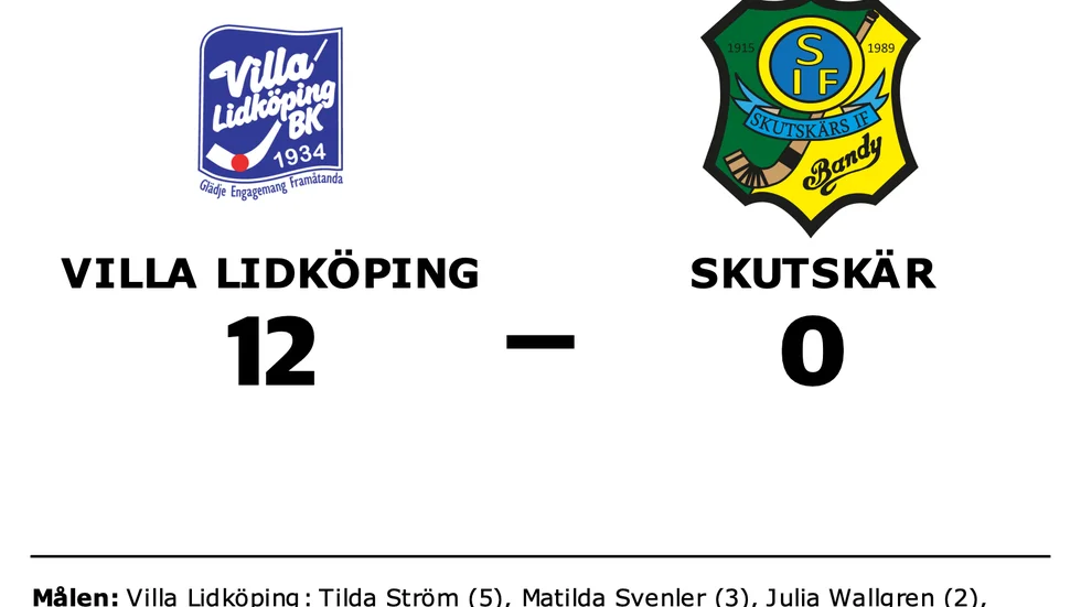 Villa Lidköping vann mot Skutskär