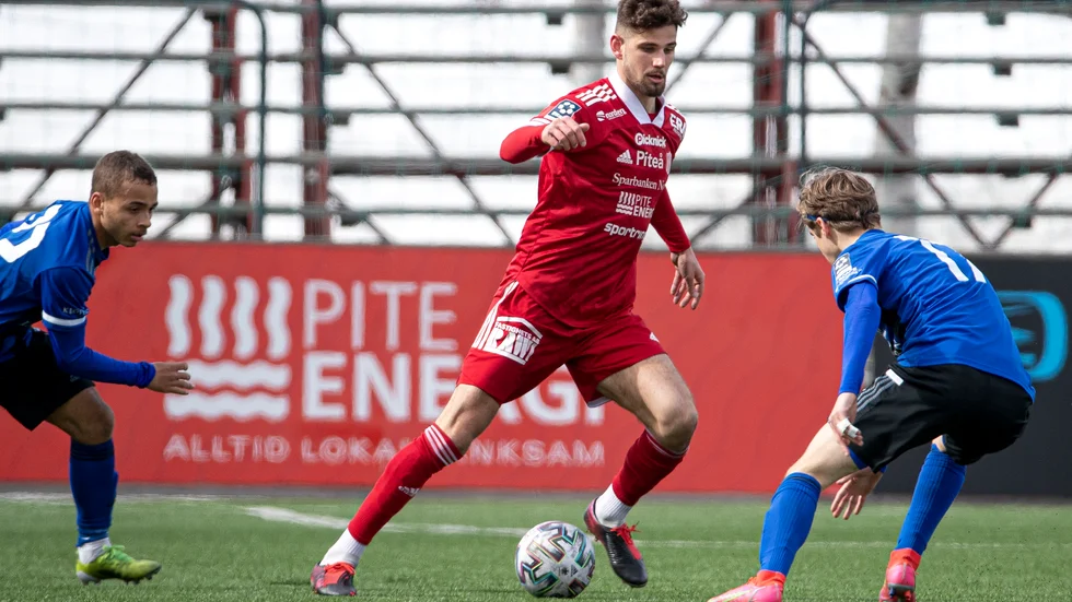 Arkivbild. Filip Stankovic och Piteå IF fick med sig en poäng från premiären i Sollentuna.