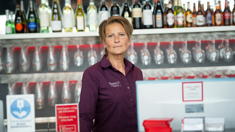 "Allt blir ännu mer osäkert nu", säger Malin Lundström, receptionschef på Connect hotel Skavsta.