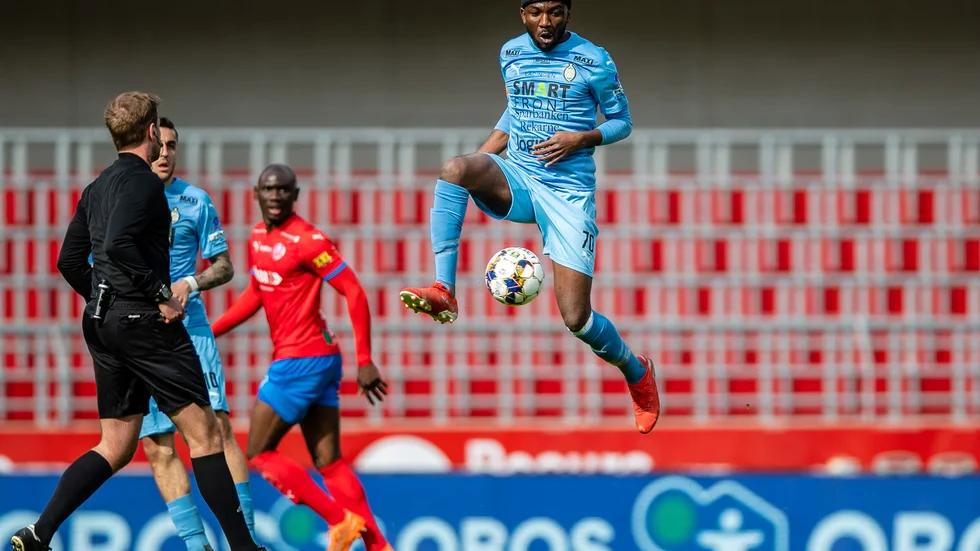 Chidi Omeje (byttes in i 86:e) och hans AFC Eskilstuna mötte Landskrona borta på lördagen.