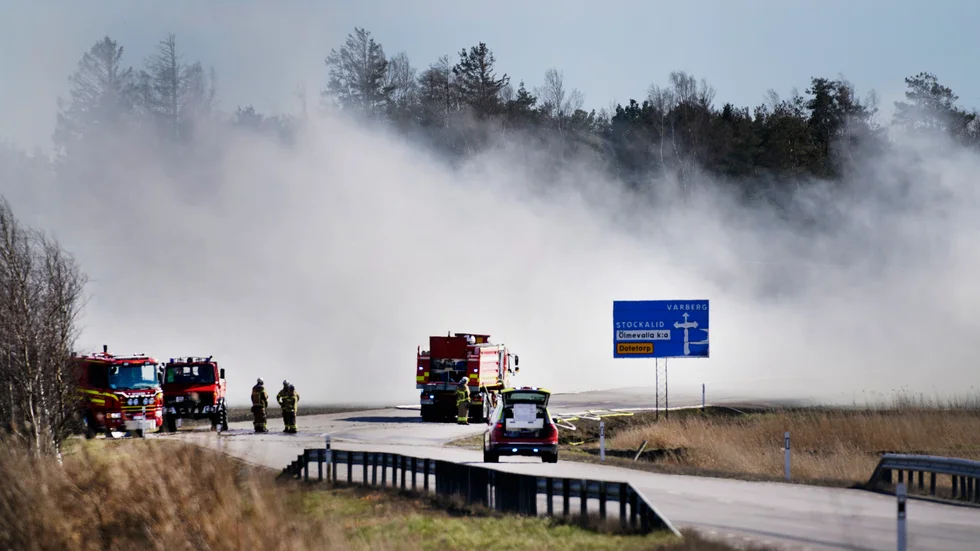 SMHI har förbättrat sina prognoser för bland annat risken för gräsbränder. Arkivbild.