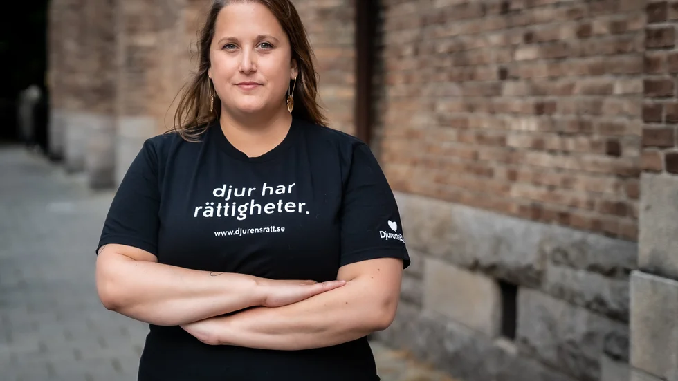 Camilla Bergvall, ordförande Djurens Rätt