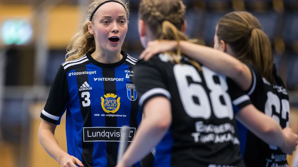 Isa Grängsjö jublar över ett Siriusmål under säsongen. Arkivbild.