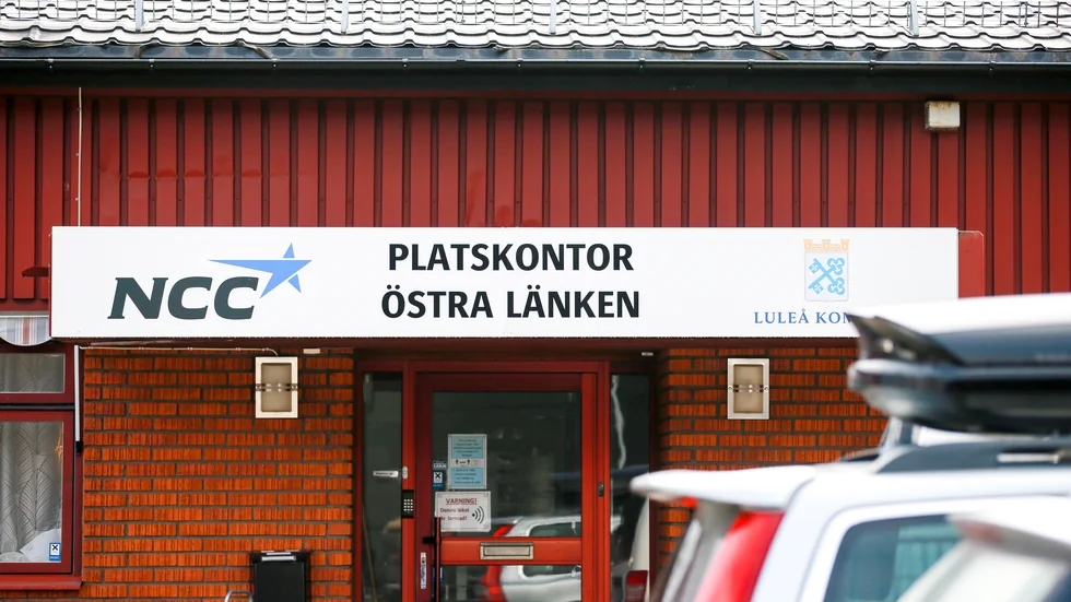 Luleå kommun och entreprenören NCC har ett gemensamt platskontor för Östra länken.