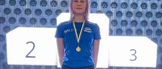 Thea Eriksson på pallen i SUM-Sim