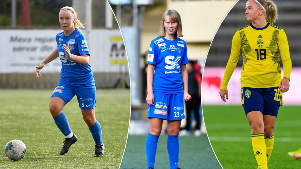 Thelma Heikkinen, Thelma Gustavsson och Tuva Skoog är alla tre uttagna till landslagsläger på Bosön.