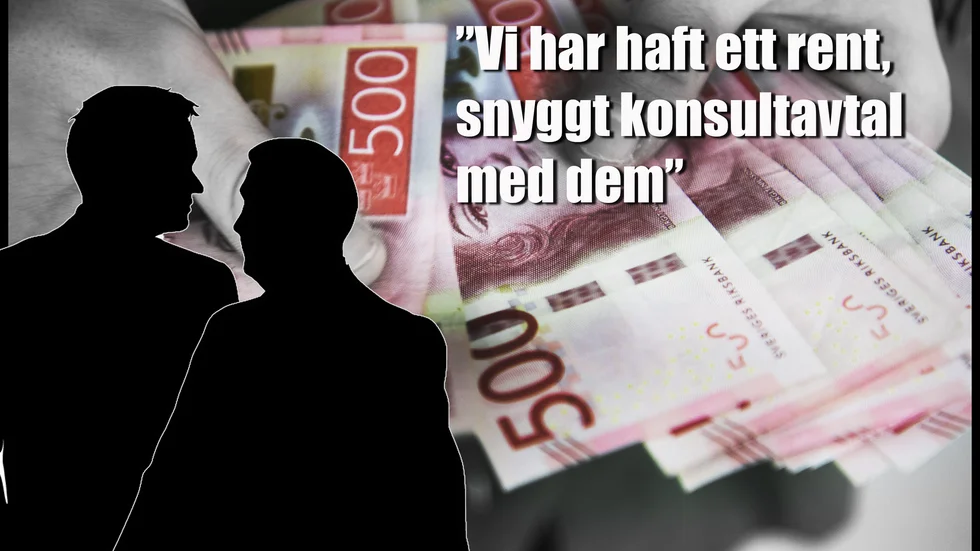 Två tunga näringslivsprofiler i Luleå riskerar fängelse för grova ekobrott. Nu ger vd:n för företaget som de fakturerat sin bild av händelserna.