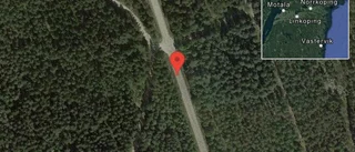 En personbil i trafikolycka