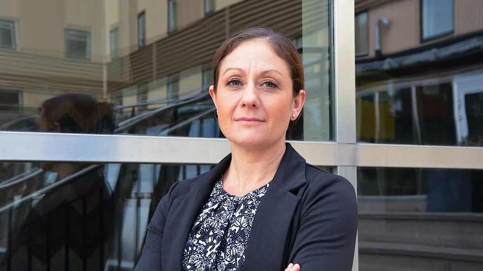 Klara Dahlström, chef vid Norrbottenspolisens avdelning för brott i nära relation. 