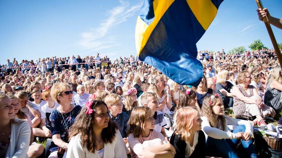 Skolavslutning på vallarna anno 2018.
