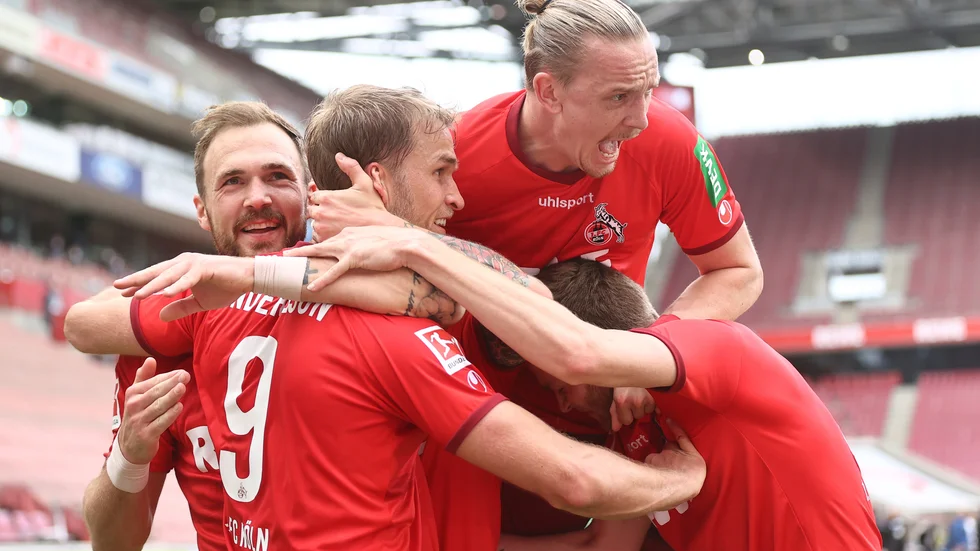 Köln jublar efter segermålet som skickar ner Bremen i andradivisionen.