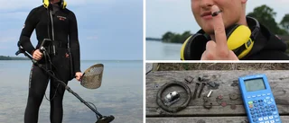 Elias, 23, gräver efter guld – hjälper till att hitta förlorade vigselringar