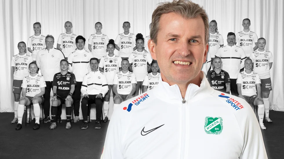 Ola Lindberg, sportchef i Morön BK. (Bilden är ett montage)